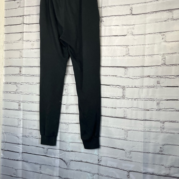 Champion Black Sweatpants SZ L Logo Graphic Joggers Streetwear Athleisure Men’s - Picture 9 of 13
